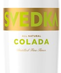A bottle of SVEDKA Colada Vodka