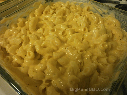 Homemade macaroni and cheese without eggs